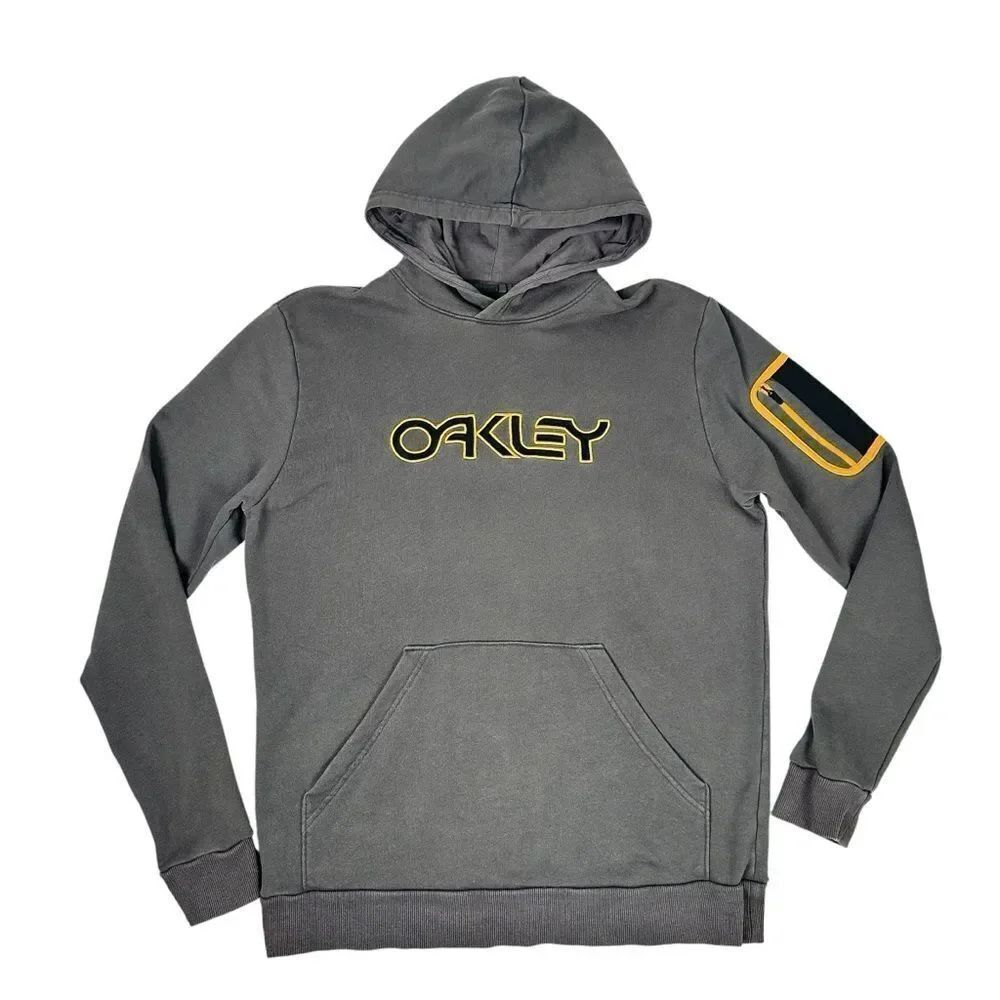 Oakley B1B Pullover Hoodie Sweatshirt Mens S Forged Iron Pocket Logo